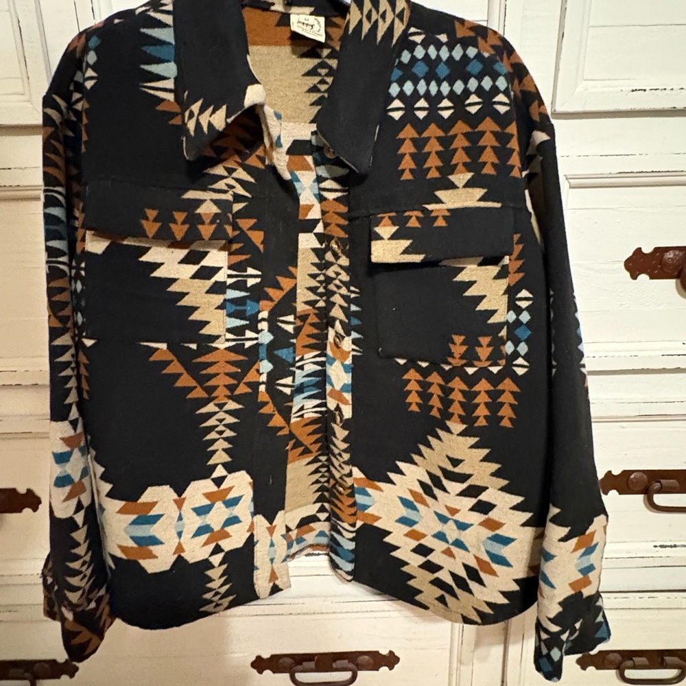 Aztec Pattern Jacket - image 2